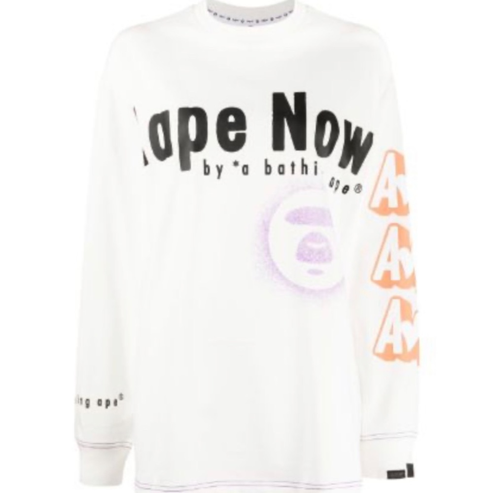 AAPE BY *A BATHING APE®
Somewhere long-sleeve T-shirt